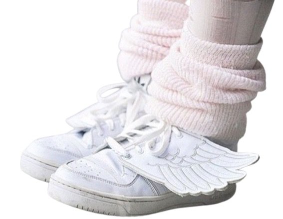 cute winged sneakers