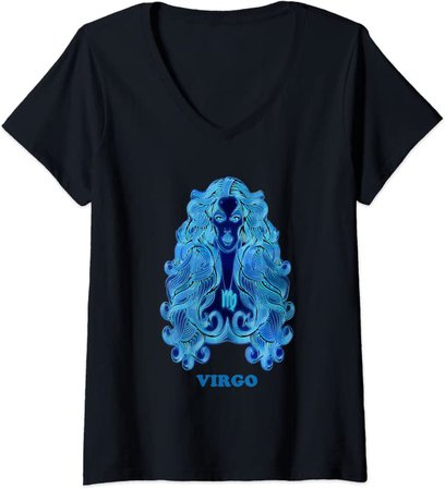 Amazon.com: Womens Virgo Personality Astrology Zodiac Sign Horoscope Design V-Neck T-Shirt: Clothing