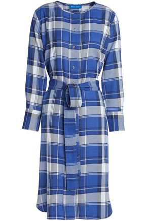 Edie checked flannel shirt dress | M.I.H JEANS | Sale up to 70% off | THE OUTNET