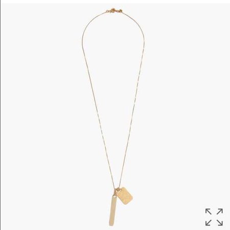 Madewell Jewelry | Ensign Necklace Gold | Poshmark