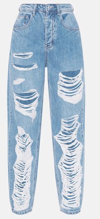 boyfriend distressed jeans