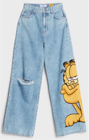 Garfield & Bershka jeans
