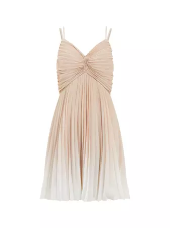 Ombre Sunset Midi Dress Shifting Sand | French Connection US