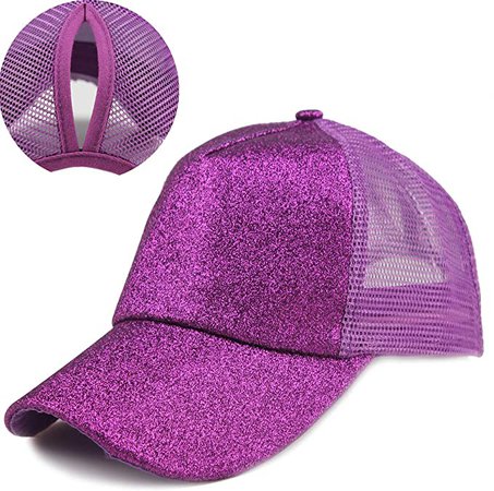 Kekebag Adjustable Ponytail Baseball Cap Mesh Tracker Hats for Women at Amazon Women’s Clothing store