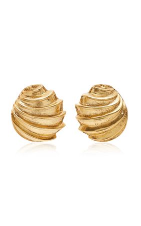Julie Gold-Plated Earrings By Jennifer Behr | Moda Operandi