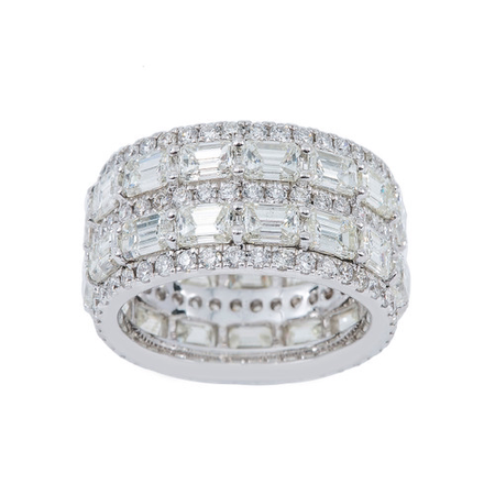 Eliantte emerald cut diamond ring $26,150