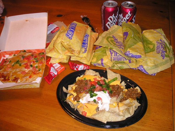 The old style of Taco Bell wrappers : nostalgia