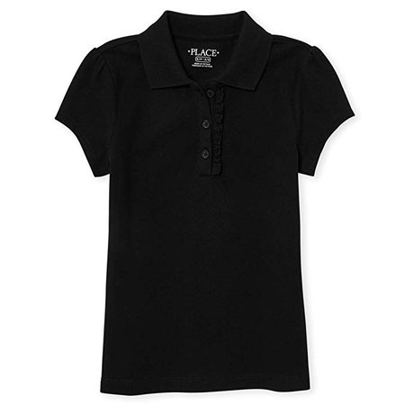 Amazon.com: The Children's Place Girls' Uniform Short Sleeve Polo: Clothing