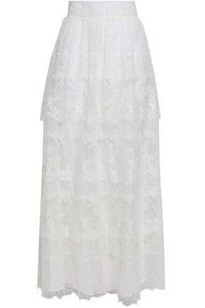 Tiered lace maxi skirt | VALENTINO | Sale up to 70% off | THE OUTNET