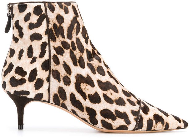 Kittie leopard print boots