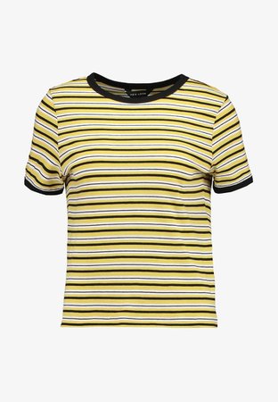 New Look STRIPE RINGER TEE - T-shirt imprimé - yellow pattern - ZALANDO.FR