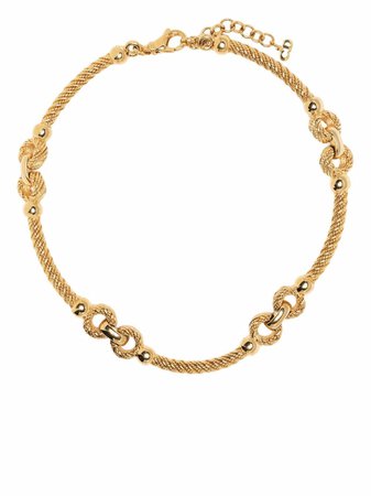 Christian Dior pre-owned Twisted Chain Necklace - Farfetch