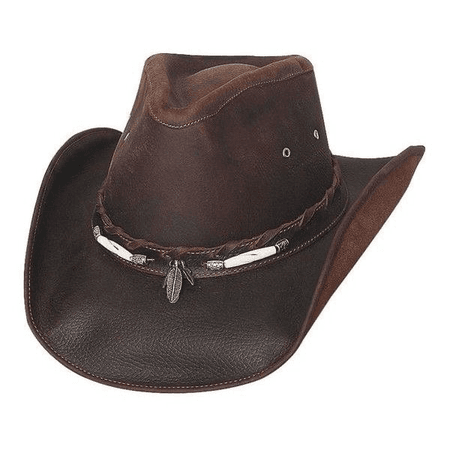 Bullhide Briscoe Leather Cowboy Hat