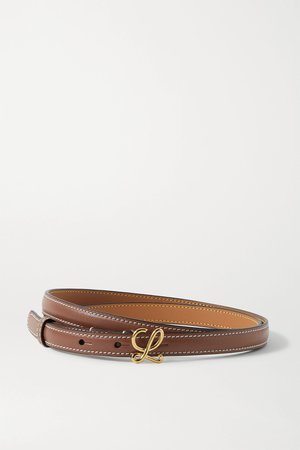 Tan Leather belt | Loewe | NET-A-PORTER