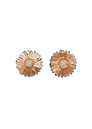 MANGO Floral earrings