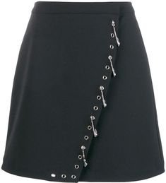 Dsquared2 zip detail short skirt - Black
