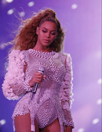 Beyoncé on stage