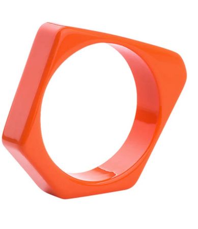 orange abstract bracelet