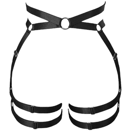 Leg harness belt with garter PNG
