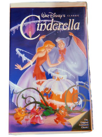 cias pngs // Cinderella on VHS