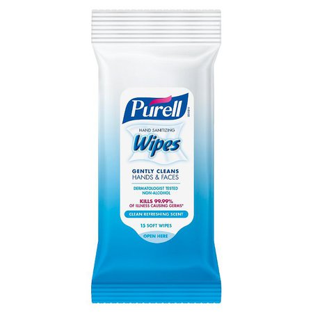 PURELL Hand Sanitizing Wipes Clean Refreshing Scent - Trial Size - 15ct : Target