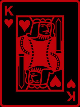 King of hearts card