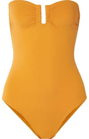 Les Essentiels Cassiopée Bandeau Swimsuit - Saffron