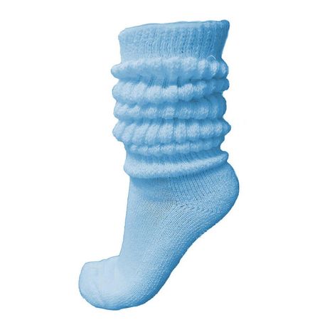 Light blue slouch socks