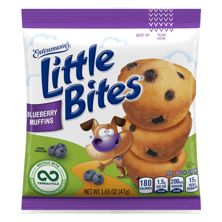 Entenmann's Little Bites Blueberry Muffins 4ct -- delivered in minutes