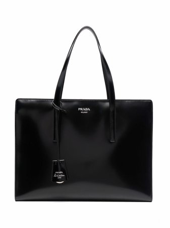 Prada Re-Edition 1995 brushed leather tote bag - FARFETCH
