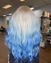 blonde to blue ombre hair
