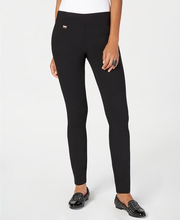 Alfani Tummy-Control Pull-On Skinny Pants, Regular, Short, and Long Lengths, Created for Macy's & Reviews - Women - Macy's