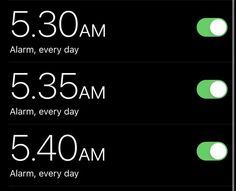early morning alarm