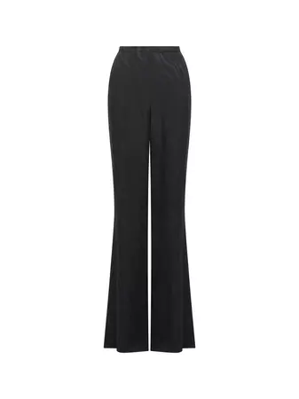 Aba Satin Trouser Blackout | French Connection US