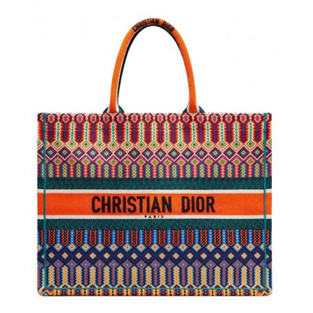Christian Dior Book Tote Bag M1286 Orange