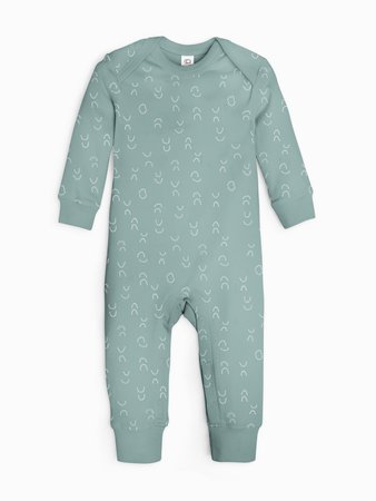 Aspen Long Sleeve Baby Romper - Boy & Girl - Organic | Colored Organics®