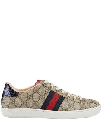 Shop Gucci Ace GG Supreme sneakers with Express Delivery - Farfetch