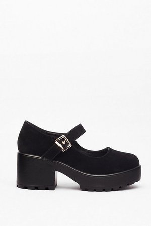 Suede T-Bar Mary Janes | Nasty Gal