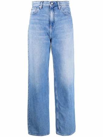 Calvin Klein Jeans high-waist wide-leg Jeans - Farfetch