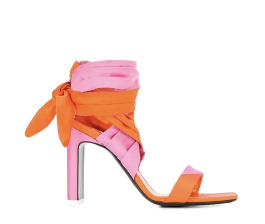 The Attico Pink & Orange Sandal (Women)