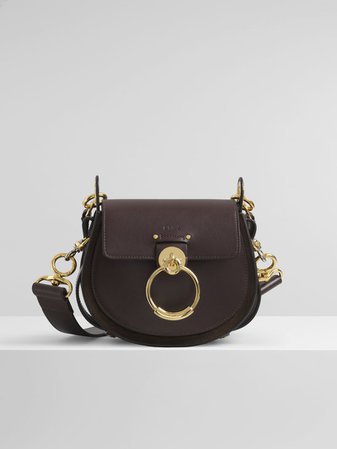 Small Tess Bag In Shiny & Suede Calfskin | Chloé NO