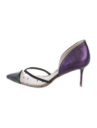 Sophia Webster Embossed d'Orsay Pumps - Shoes - W9S22732 | The RealReal