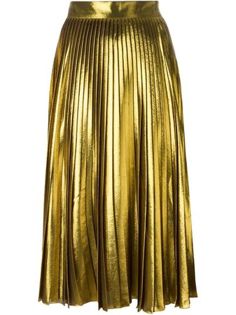 gold gucci skirt