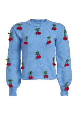 Cherries Knit Sweater – Lirika Matoshi