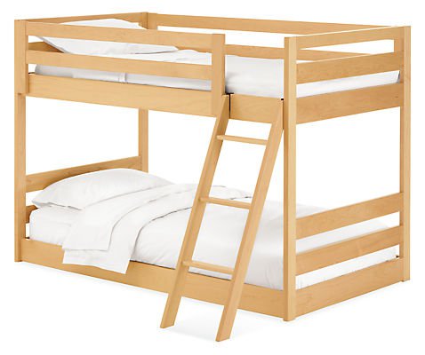 Waverly Kids' Mini Wood Bunk Bed - Modern Bunk Beds & Loft Beds - Modern Kids Furniture - Room & Board