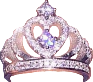silver crown ring