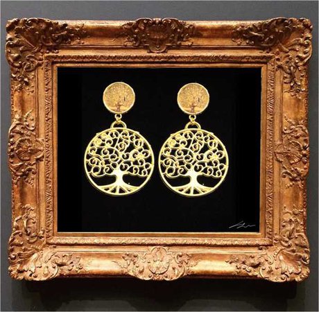 Klimt earrings