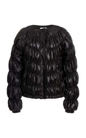 Ruched Quilted Leather Jacket By Chloé | Moda Operandi