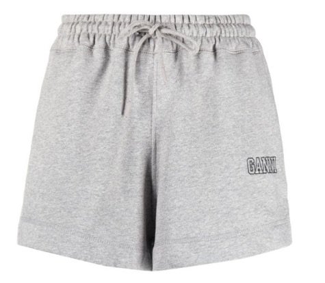 ganni sweat shorts