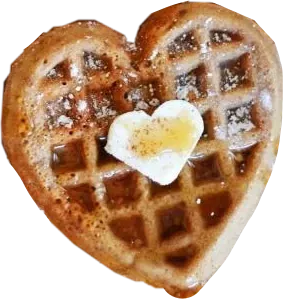 heart shaped waffle